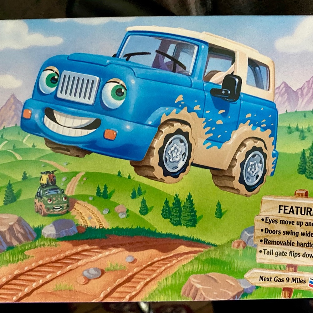 Collectible Chevron toy car named Frankie 4 Wheeler.